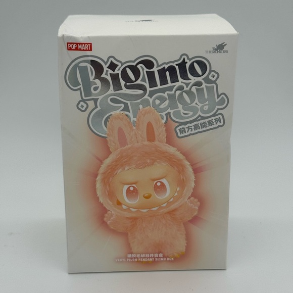 Pop Mart Big into Energy Labubu Plush Blind Box Hope Authentic Sealed - Picture 2 of 6